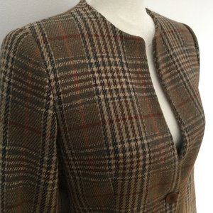 Giorgio Armani Vintage Plaid Jacket - Good Condition
